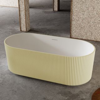 Ванна из искусственного камня ABBER Stein AS9601MS 170x75см песочный матовый